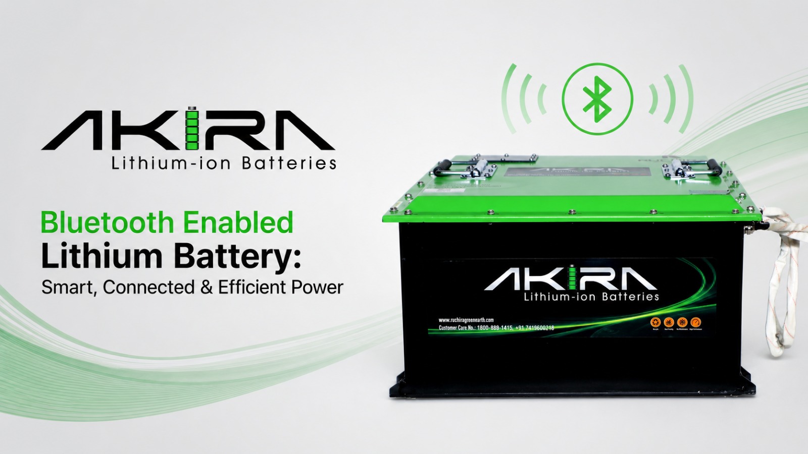 Bluetooth Enabled Lithium Battery